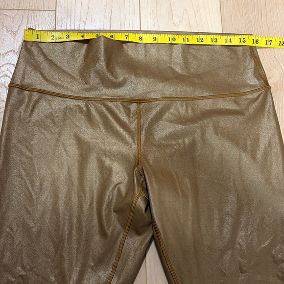 FLAW, see note - Lululemon Wunder Under High-Rise Tight *Foil, sz 14 - Picture 10 of 14